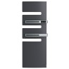 Sèche-serviettes connecté Serenis Premium mât à droite 1750W graphite - ATLANTIC - 850665