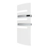 Sèche-serviettes connecté Serenis Premium mât à gauche 1750W blanc bri - ATLANTIC - 850668