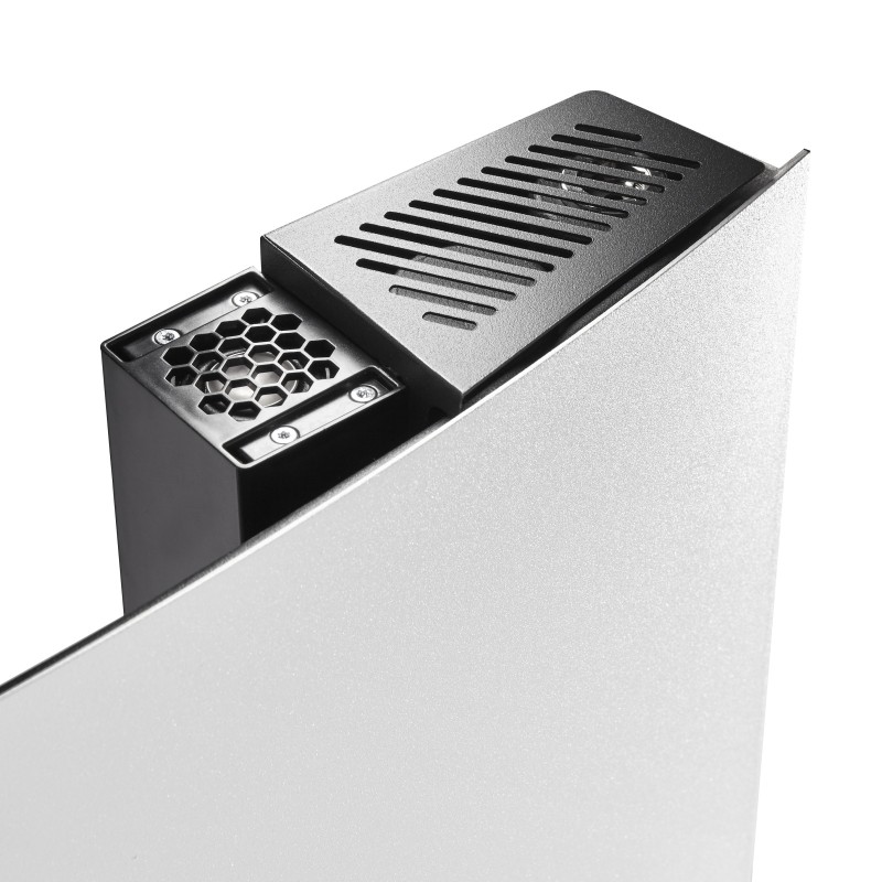 Sèche-serviettes connecté Serenis Premium mât à gauche 1750W vert eau - ATLANTIC - 850672