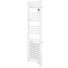 Radiateur sèche-serviettes connecté Doris digital étroit 500W blanc brillant - ATLANTIC - 851329