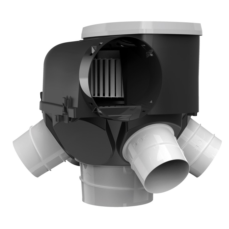 VMC simple flux autoréglable Groupe Autocosy 4 sanitaires - ATLANTIC - 412287
