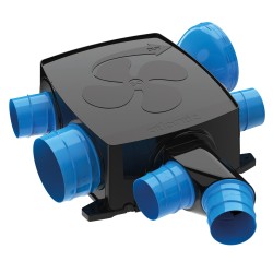 VMC simple flux hygroréglable plate 6 sanitaires Hygrocosy BC FLEX groupe seul - ATLANTIC - 412280
