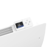 Radiateur connecté avec pilotage intelligent horizontal 1000W blanc carat AGILIA+ - ATLANTIC