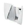 Radiateur connecté avec pilotage intelligent horizontal 750W blanc carat AGILIA+ - ATLANTIC