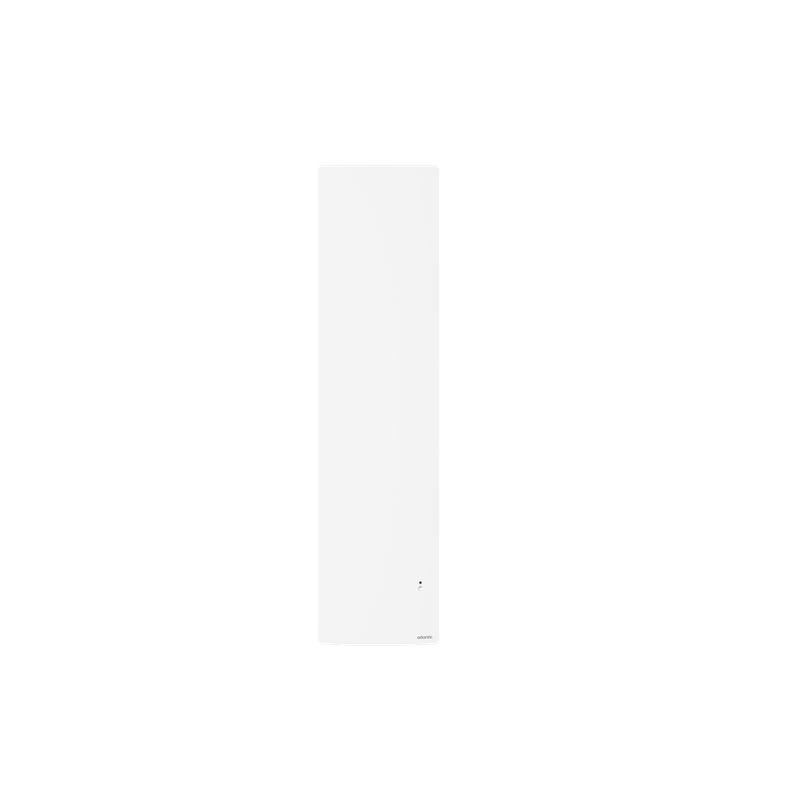 Radiateur connecté avec pilotage intelligent vertical étroit 1000W blanc carat AGILIA+ - ATLANTIC