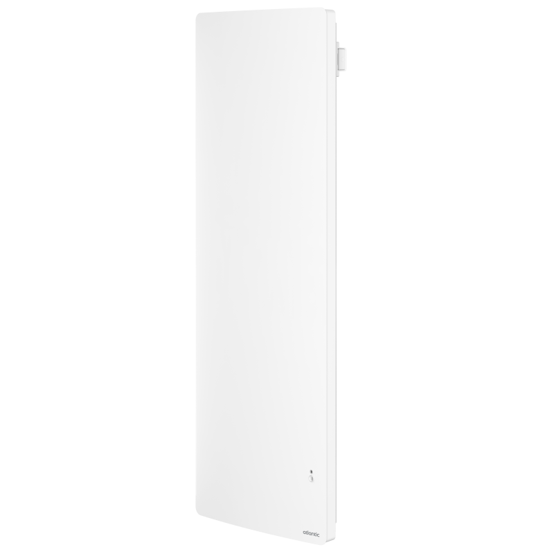Radiateur connecté avec pilotage intelligent vertical 1000W blanc carat NIRVANA+ - ATLANTIC