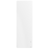 Radiateur connecté avec pilotage intelligent vertical 1500W blanc carat NIRVANA+ - ATLANTIC