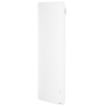 Radiateur connecté avec pilotage intelligent vertical 1500W blanc carat NIRVANA+ - ATLANTIC