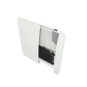 Radiateur connecté avec pilotage intelligent horizontal 750W blanc carat NIRVANA+ - ATLANTIC