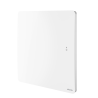 Radiateur connecté avec pilotage intelligent horizontal 1000W blanc carat NIRVANA+ - ATLANTIC