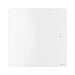 Radiateur connecté avec pilotage intelligent horizontal 1250W blanc carat NIRVANA+ - ATLANTIC