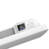 Radiateur connecté avec pilotage intelligent horizontal 2000W blanc carat NIRVANA+ - ATLANTIC