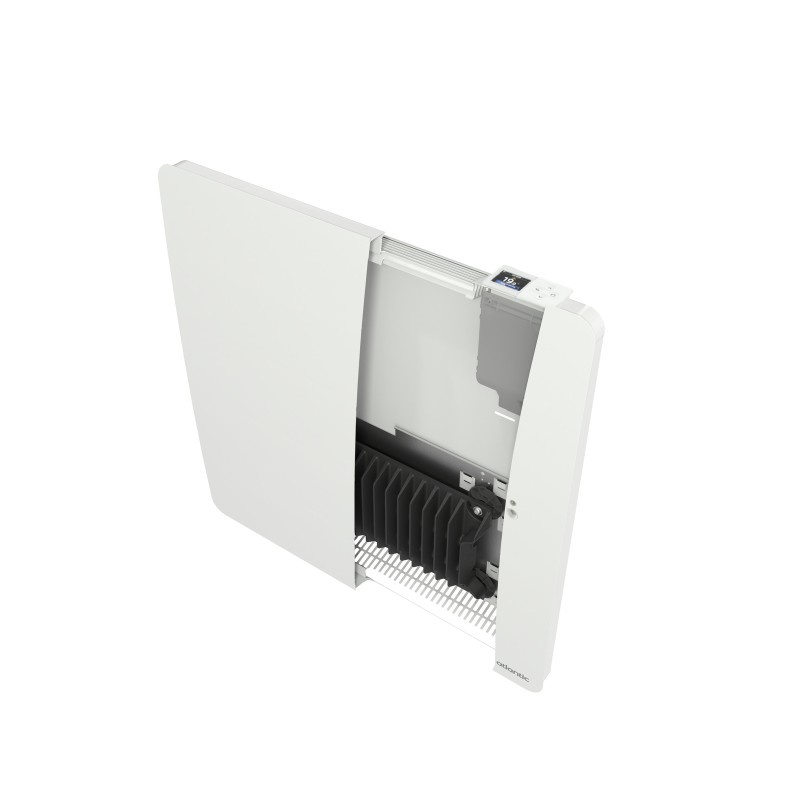 Radiateur connecté avec pilotage intelligent plinthe 750W blanc carat NIRVANA+ - ATLANTIC