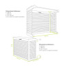 Cache unité extérieure en aluminium - DECOCLIM