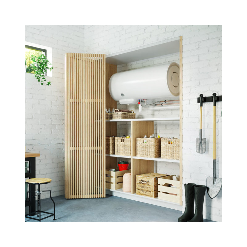 THERMOR - Chauffe-eau électrique Stéatis 200L horizontal raccordement dessous - 251183