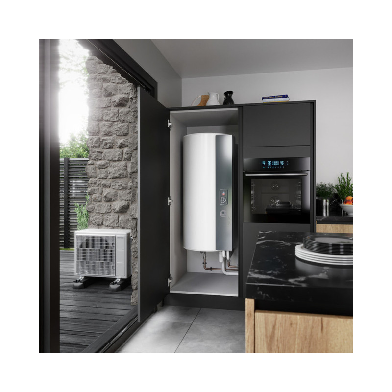 Ensemble chauffe-eau thermodynamique Aéromax Split 3 150L Vertical Mural - THERMOR - THEPACKSPLIT3150