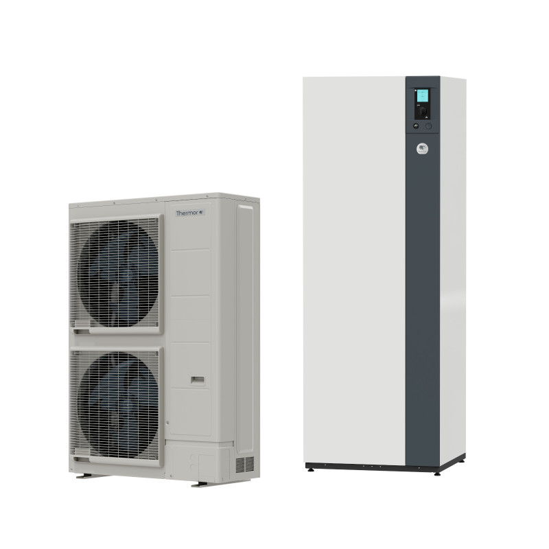 Pompe à chaleur air-eau AÉROLIA DUO 17kW triphasé R410A - THERMOR - 526797