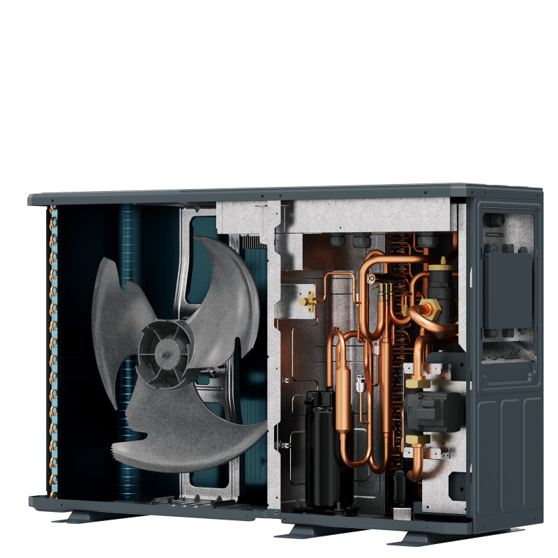 Pompe à chaleur air-eau AURÉA 2 COMPACT 7kW TRI R290 - THERMOR - 527373