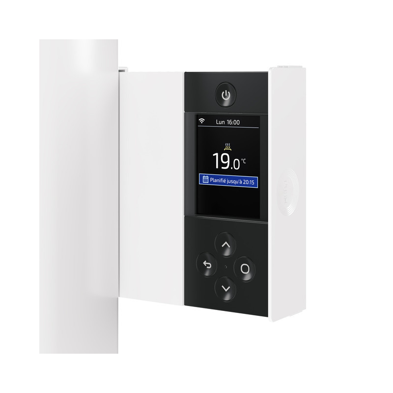 THERMOR - Radiateur chaleur douce connecté Bilbao 4 vertical 1000W Blanc brillant - 494832