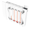 THERMOR - Radiateur chaleur douce connecté Bilbao 4 vertical 1800W Gris ardoise - 494840