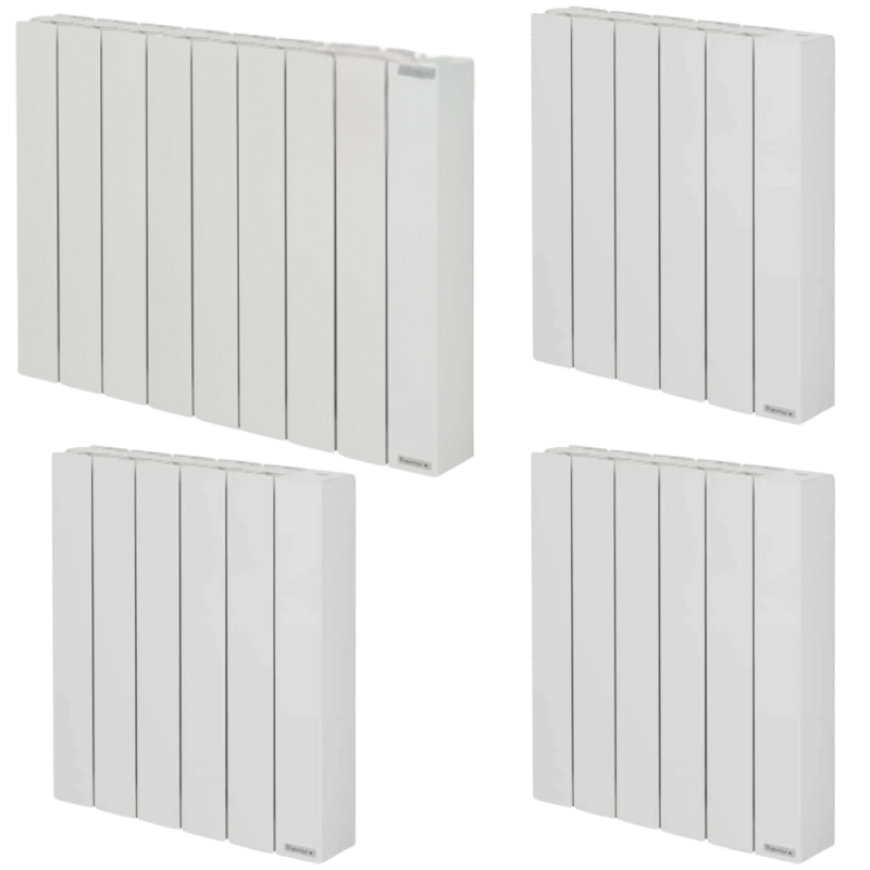 Pack 3 radiateurs électriques 1000 W + 1 radiateur 1500 W Baléares 2 - THERMOR