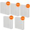 Pack 5 radiateurs électriques 1000 W Baléares 2 - THERMOR