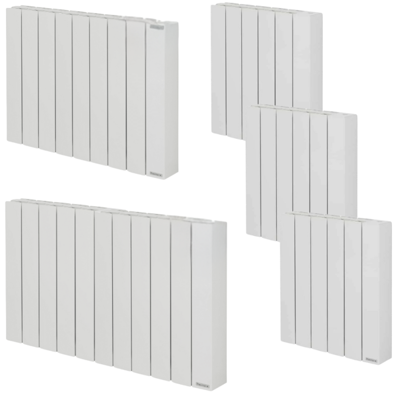 Pack 5 radiateurs électriques Baleares 2 1000 W x3 + 1500 W x1 + 2000 W x1 - THERMOR