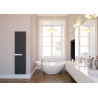 THERMOR - Sèche-serviettes Toscane eau chaude 989W gris ardoise - 499404