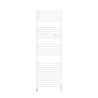 Sèche-serviettes eau chaude Riva 4 717W avec collecteurs blanc brillant - THERMOR - 471603