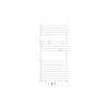 Sèche-serviettes eau chaude Riva 4 487W raccordement central blanc brillant - THERMOR - 471607