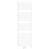Sèche-serviettes eau chaude Riva 4 924W raccordement central blanc brillant - THERMOR - 471609