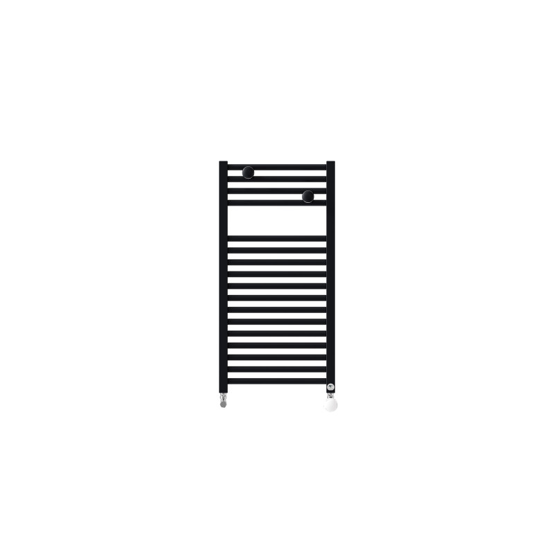 Sèche-serviettes eau chaude Riva 4 étroit 314W avec collecteurs noir - THERMOR - 471615