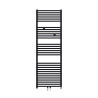 Sèche-serviettes eau chaude Riva 4 717W raccordement central noir - THERMOR - 471618