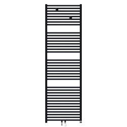 Sèche-serviettes eau chaude Riva 4 924W raccordement central noir - THERMOR - 471619