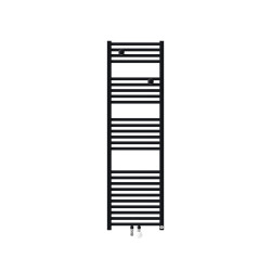 Sèche-serviettes eau chaude Riva 4 étroit 500W raccordement central noir - THERMOR - 471622