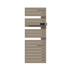 THERMOR - Sèche-serviettes connecté Allure 4 750W Sable/Chêne Mat à droite - 483262