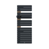 THERMOR - Sèche-serviettes connecté Allure 4 750W Ardoise/Chêne Mat à gauche - 483265