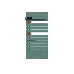 THERMOR - Sèche-serviettes connecté Allure 4 500W Eucalyptus/Chêne Mat à gauche - 483295