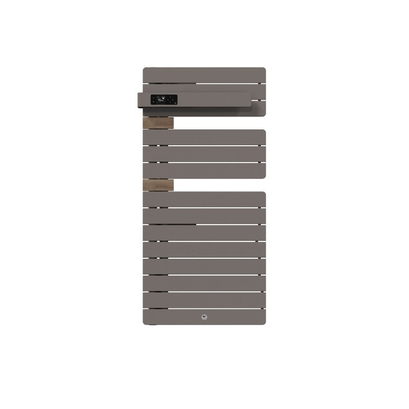 THERMOR - Sèche-serviettes connecté Allure 4 500W Roche/Chêne Mat à gauche - 483301
