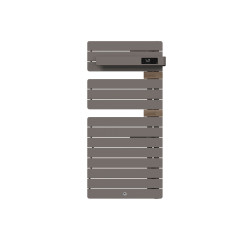 THERMOR - Sèche-serviettes connecté Allure 4 500W Roche/Chêne Mat à droite - 483303