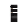THERMOR - Sèche-serviettes connecté Allure 4 étroit 500W Mat à gauche Carbone/Chêne - 483372
