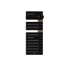 THERMOR - Sèche-serviettes connecté Allure 4 étroit 500W Carbone/Chêne Mat à droite - 483373