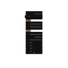 THERMOR - Sèche-serviettes connecté Allure 4 étroit avec soufflerie 1500W Mat à gauche Carbone/Chêne - 483388