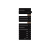 THERMOR - Sèche-serviettes connecté Allure 4 étroit avec soufflerie 1500W Carbone/Chêne Mat à droite - 483389