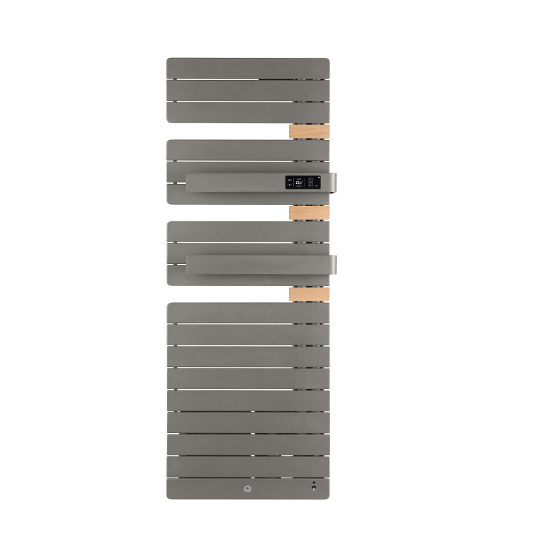 THERMOR - Sèche-serviettes connecté Allure Virtuose avec soufflerie 1750W Roche/Chêne Mat à droite - 483144