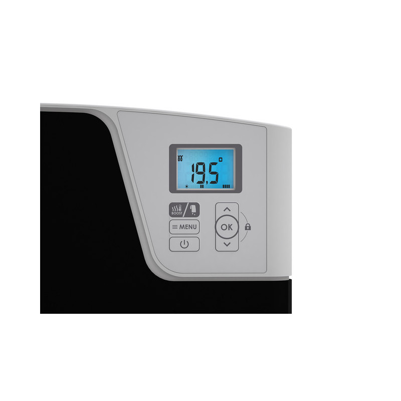 THERMOR - Sèche-serviettes Majorque digital avec soufflerie 1400W gris ardoise - 493124