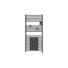 THERMOR - Sèche-serviettes connecté Riva 5 avec soufflerie 1500W Gris menhir - 471638