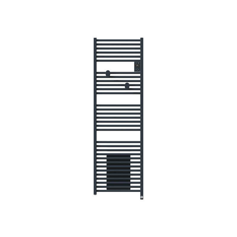 THERMOR - Sèche-serviettes connecté Riva 5 avec soufflerie 1750W Gris ardoise - 471639