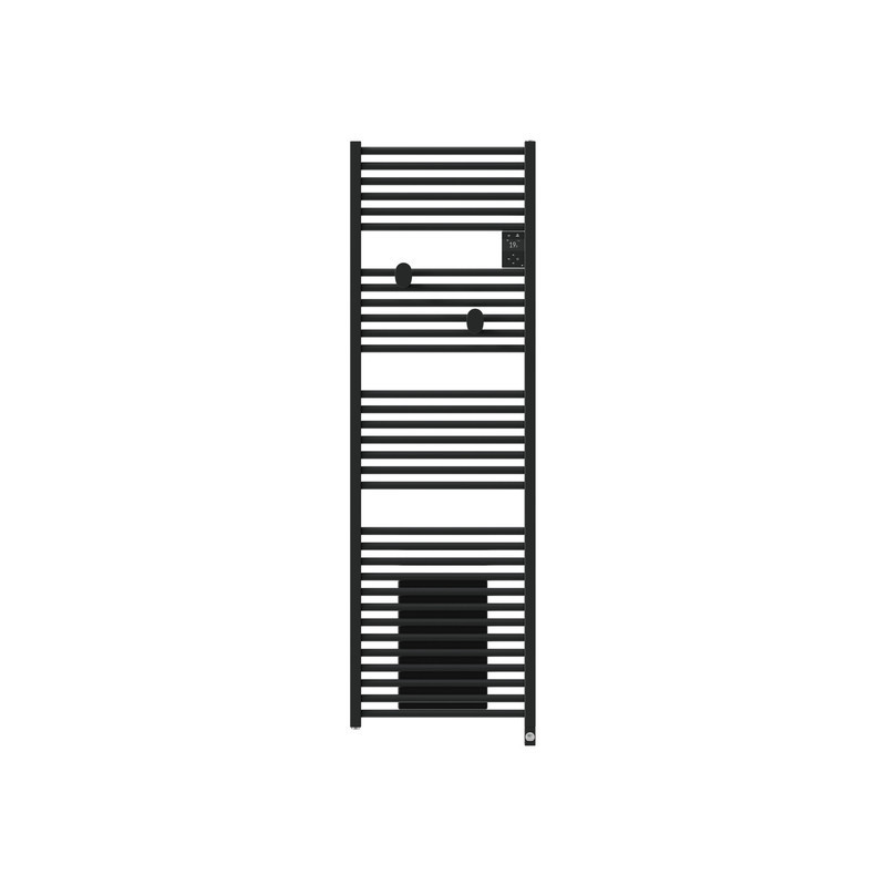 THERMOR - Sèche-serviettes connecté Riva 5 avec soufflerie 1750W Noir carbone - 471640