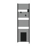THERMOR - Sèche-serviettes connecté Riva 5 avec soufflerie 1750W Noir carbone - 471640